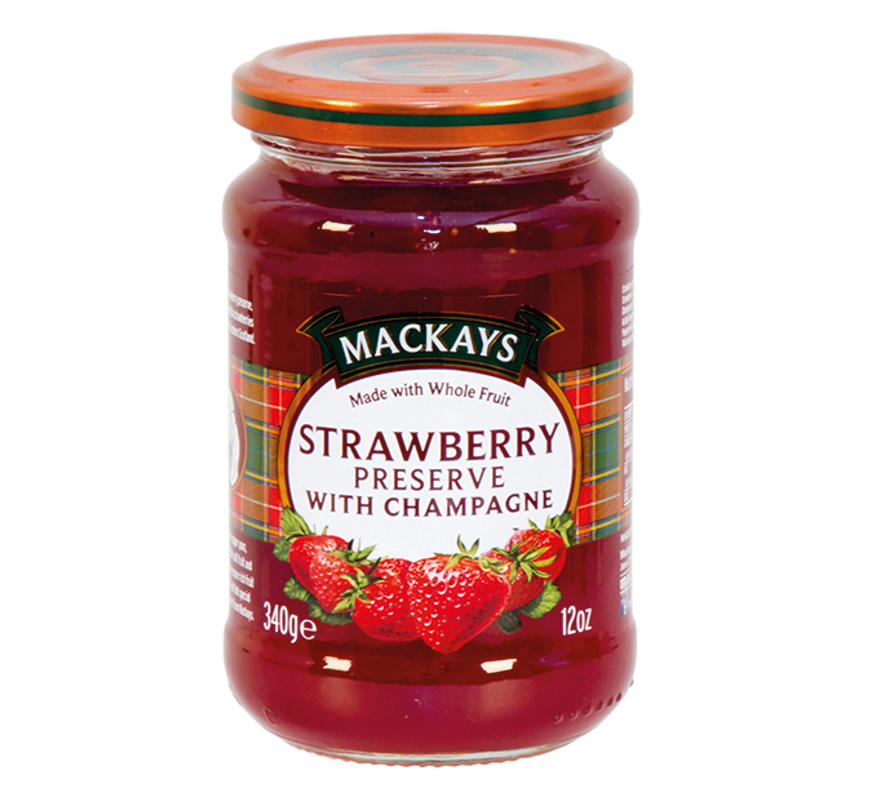 Džem Jahoda-šampaňské 340 g Mackays