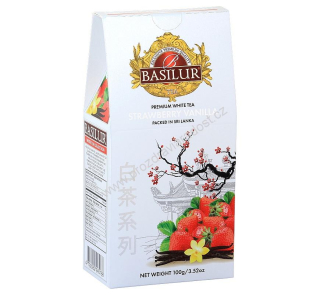 Basilur White Tea Strawberry Vanilla 100 g