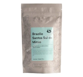Káva Brazílie Santos Sul de Minas zrnková 210 g OXALIS