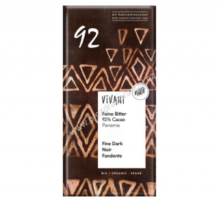 Hořká 92% čokoláda 80 g BIO VIVANI