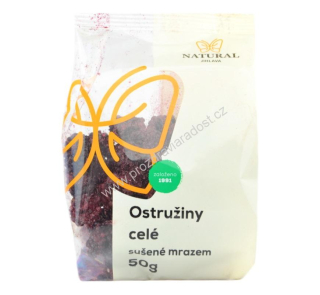 Ostružiny celé mrazem sušené 50 g NATURAL J.