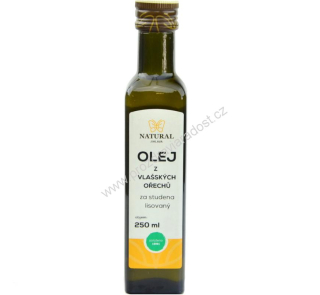 Olej z vlašských ořechů 250 ml NATURAL J.