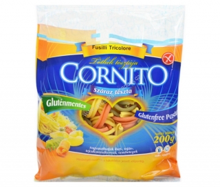 Těstoviny kukuřičné CASERECCE tricolore 200 g CORNITO