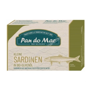 Sardinky v BIO olivovém oleji 120 g msc Pan do Mar